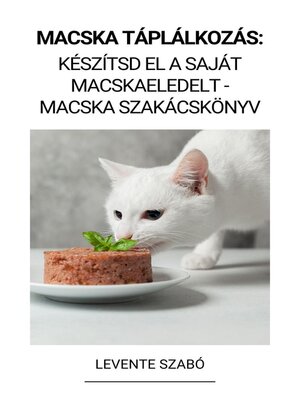 cover image of Macska Táplálkozás